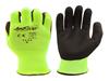 JagGrip® Hi-Vis Lime Foam Latex Palm Coated Work Gloves